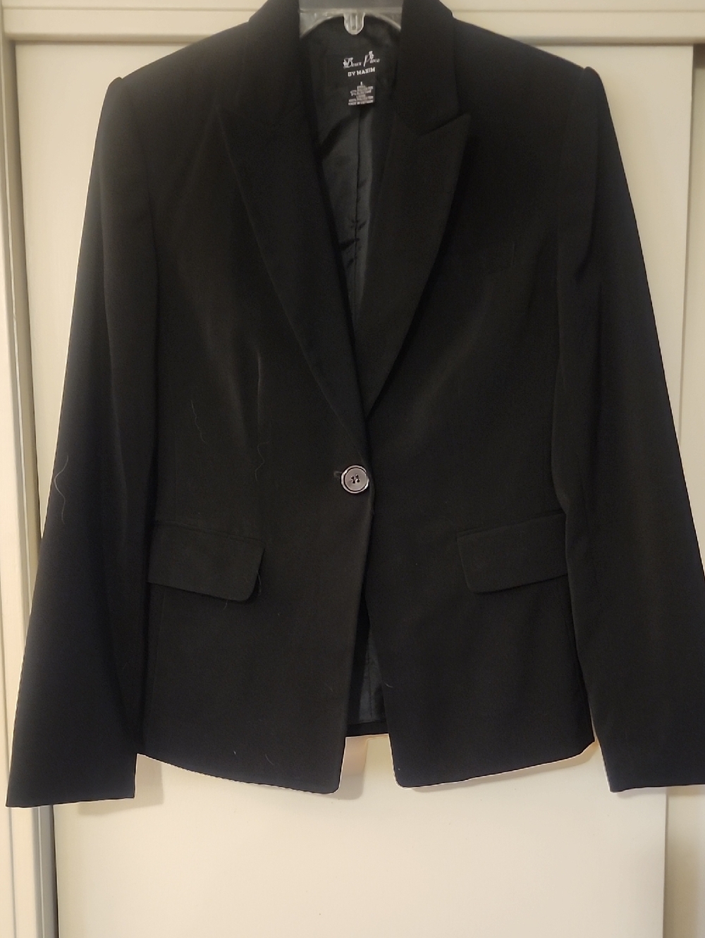 Kensie Women's Black Single-Button Blazer